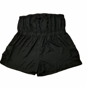 Jolie & Joy shorts Romper womens 3x jumpsuit strapless black